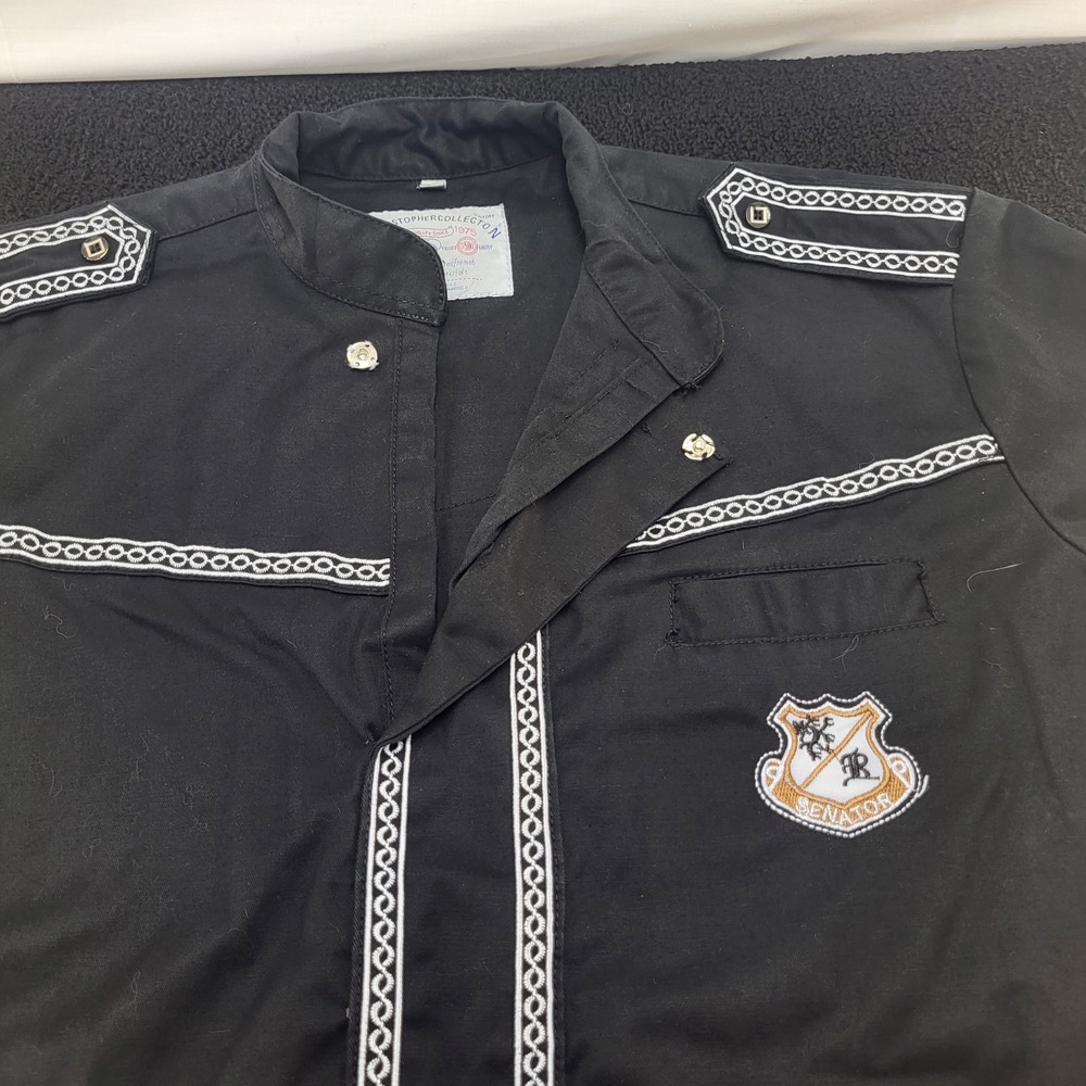 Vintage StChristopher Collection Black shirt a uniform ceremonial attire Mens XL